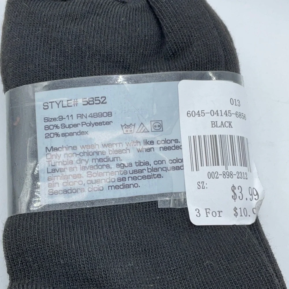 Definitions New York Socks low profile black